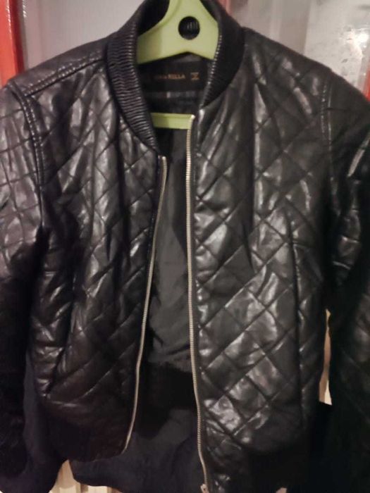 Куртка ЭКО КОЖА чёрная