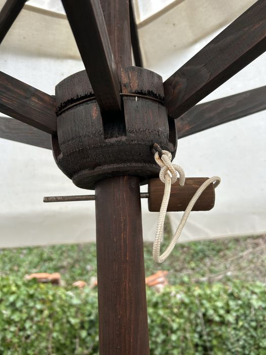 Ръчно правен градински чадър