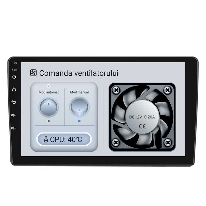 Navigatie Dedicata Fiat 500L (2012-2017), 10Inch, BT, WiFi, Carplay