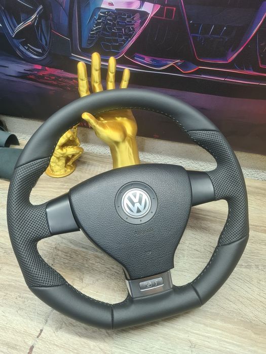 Volan PassatB6/Golf5 Rline/GTI piele naturala