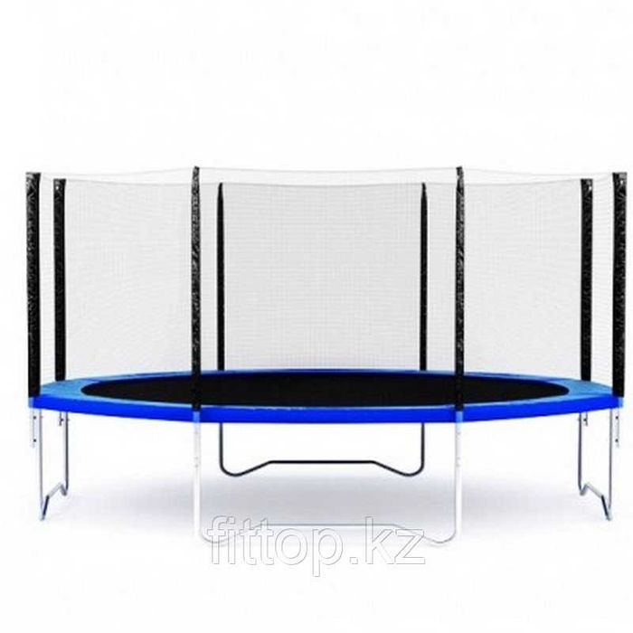 Батут  14 футов (427см) с защитной сеткой и лестницей, 4 ноги