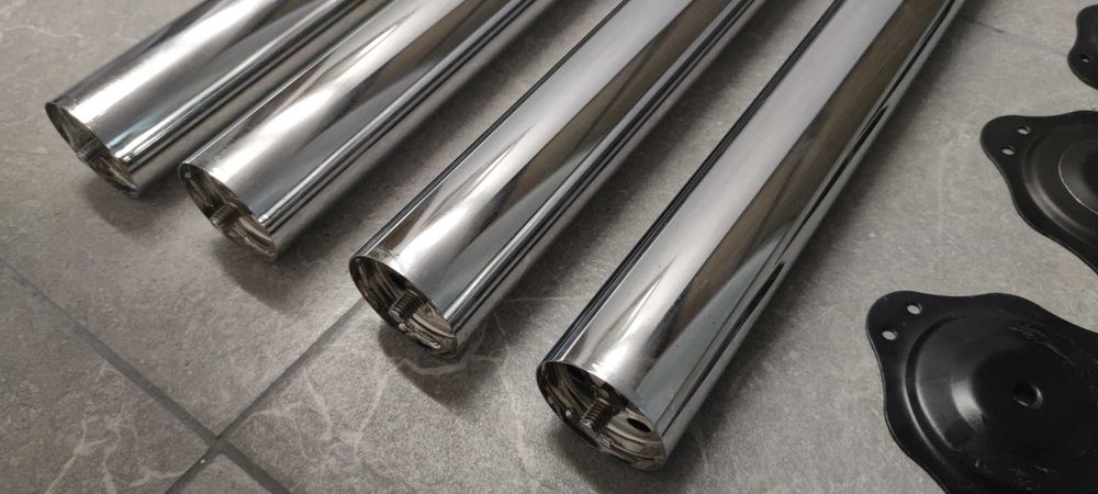 Set 4 picioare metalice pentru mese din lemn sau PAL