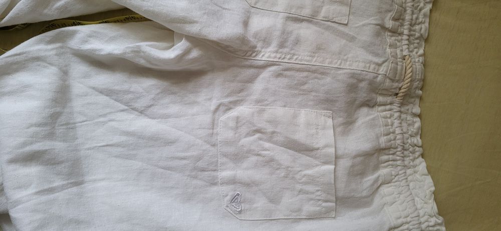 Pantaloni de in albi, mărime M, Roxy