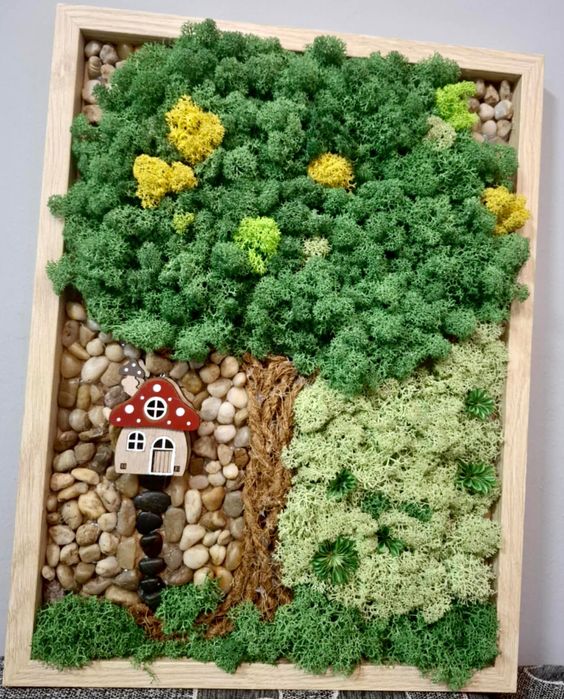 Ръчни изработки от скандинавски мъх