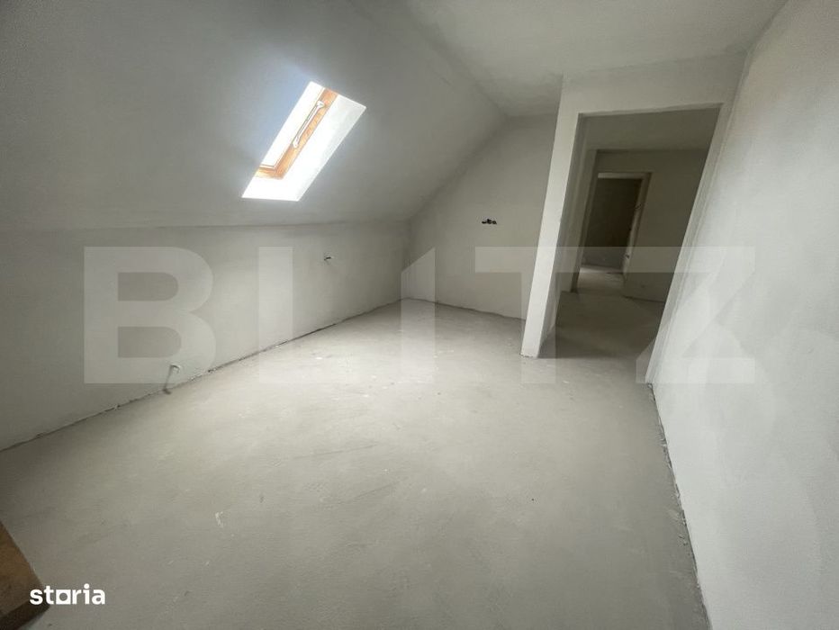 Casa individuala semifinisata, 4 camere, 10 ari teren si garaj