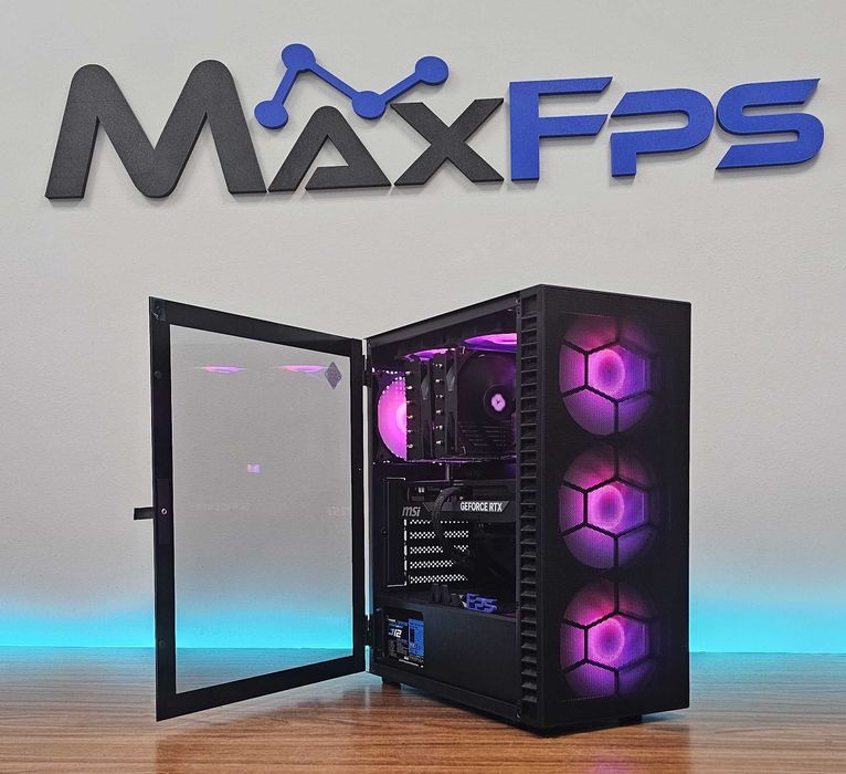 Чисто нов! RTX 5080, Ryzen 7 9800X3D, 32 GB RAM Геймърски компютър