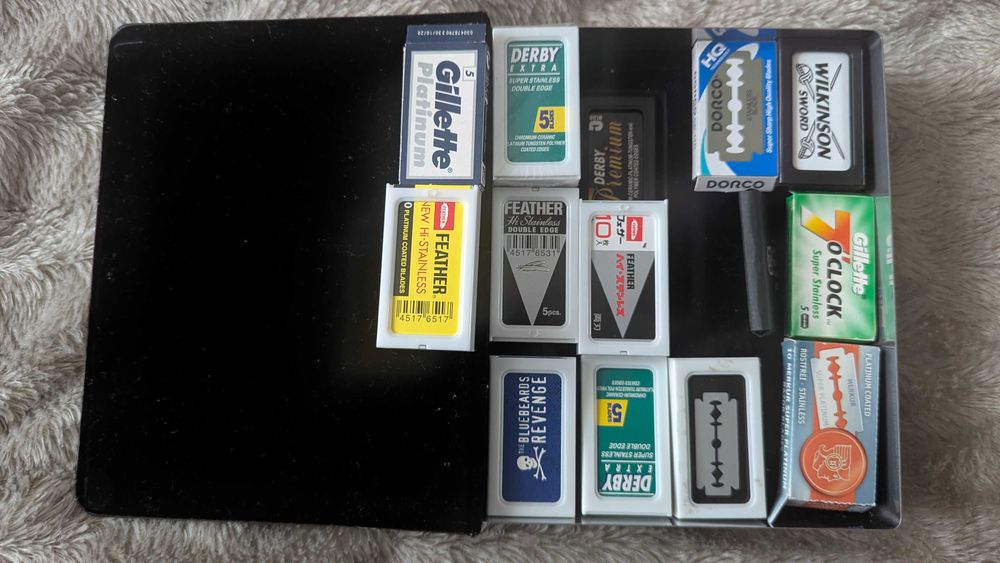 Набор разных лезвий для Т-бритвы