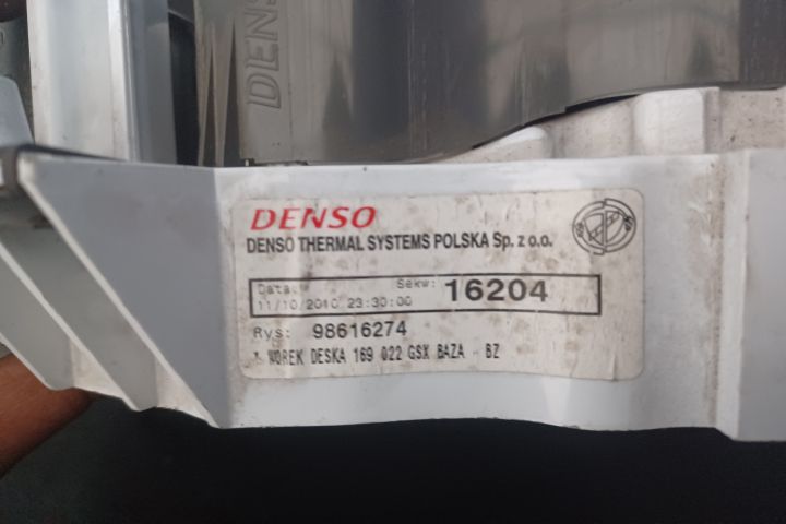 Comanda AC 98616274 98616274 Fiat Panda a 2-a generatie