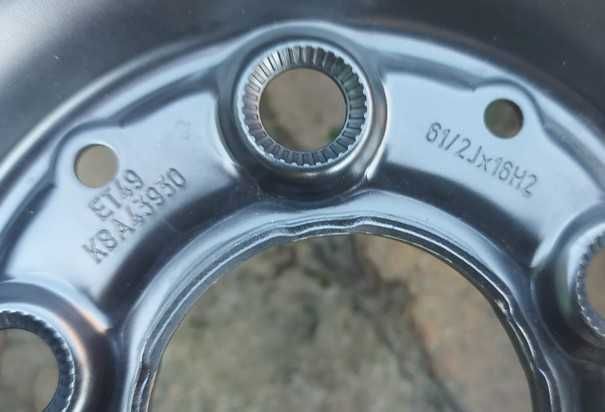 Vand janta originala Mercedes Benz ,1 BUC,noua R16, D=5X112, 6,5X16H2,ET49, KBA 43930, PRET 150 LEI
