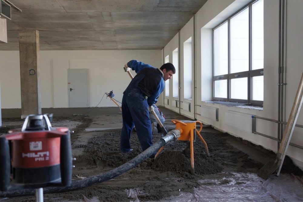 Стяжка пол сухой Стяжка полусухая