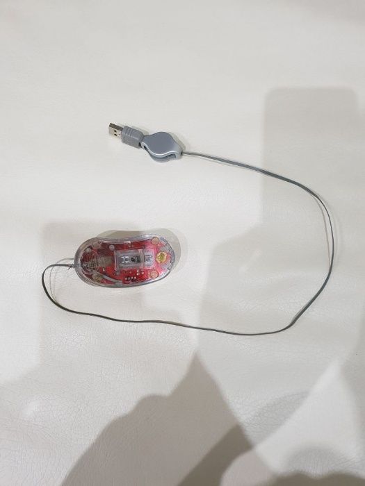 Прозрачна Оптична Лазерна Мишка За Лаптоп Компютър За Части Поправка