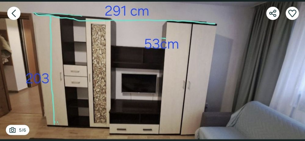 Mobila dulap de sufragerie dressing