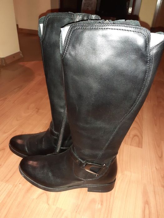 Cizme noi lungi damă, piele naturală, Flavia Passini