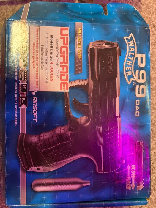 Pistol walther  co2 P99 DAO upgraded  4j
