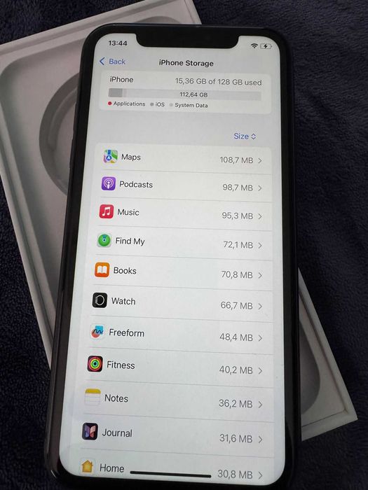 iPhone 11 128GB Black, stare impecabilă, cutie originală