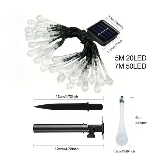 Романтическая французская солнечная лампа