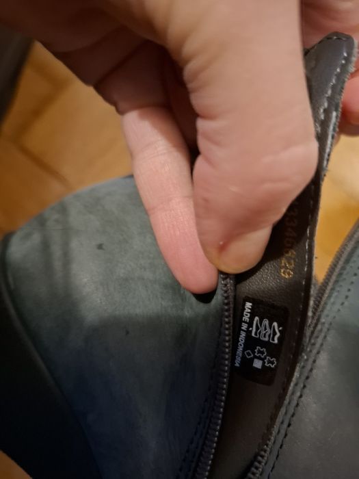 Botine Ecco piele naturala