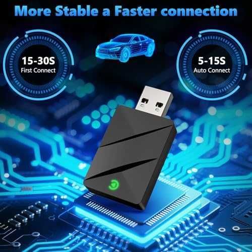 Нов Безжичен CarPlay/Android Auto донгъл с 5GHz Wi-Fi и авто свързване