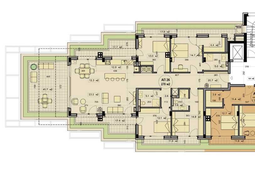 Продава се Многостаен апартамент в София, Горна баня - 311 кв.м за 1226 €/кв.м - Снимка #2