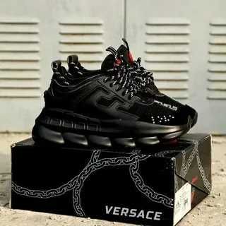Sneakers Versace Chain Reaction Black -NEW (36-45)