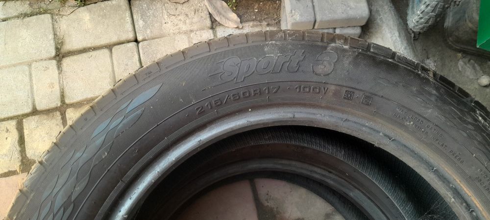 Резина летняя бу на 17