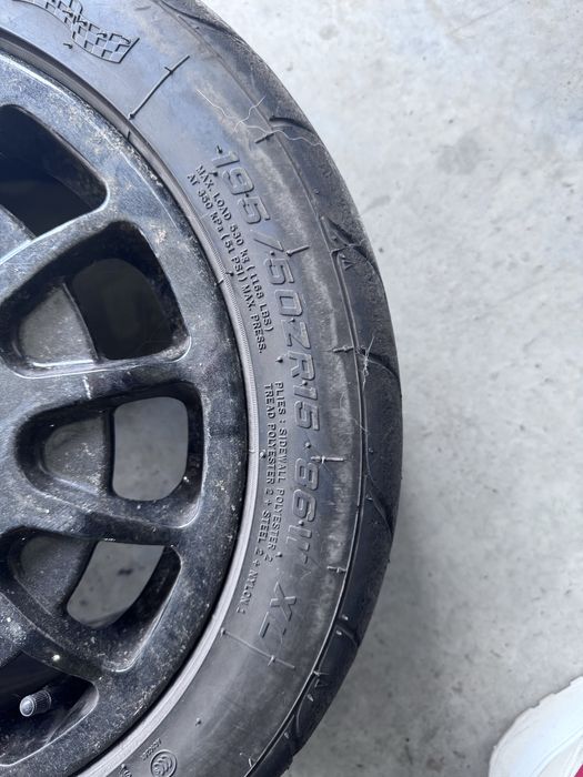 Vând jante Speedline 2118 cu cauciucuri semi slick Nankang