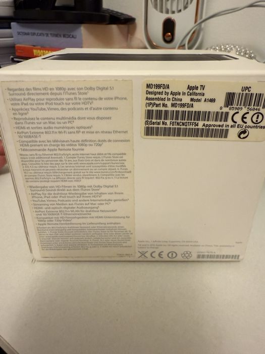 Apple Tv model A 1469  cu telecomanda
