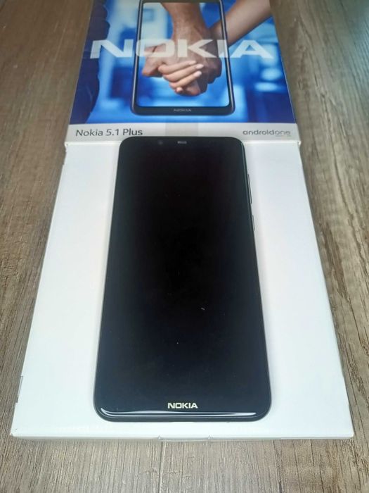 Неработещ Смартфон Nokia 5.1 Plus, черен
