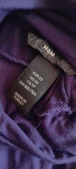 Лилава дамска блуза с дълъг ръкав