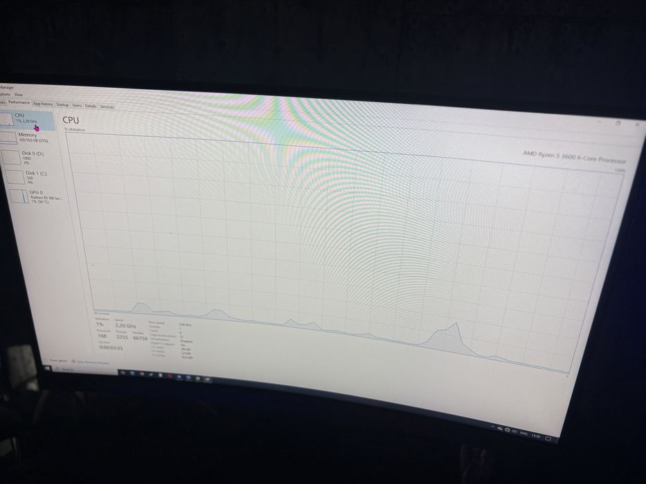 RYZEN 5 3600; Rx 580 8gb; 16 gb 3200MHZ t-force ram настолен геймин