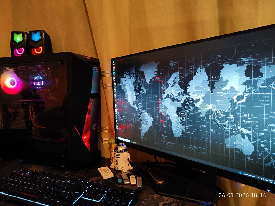 Геймърски Ryzen 7 8700F, RX 7600 8GB, RAM 16GB DDR5, SSD 1TB NVME