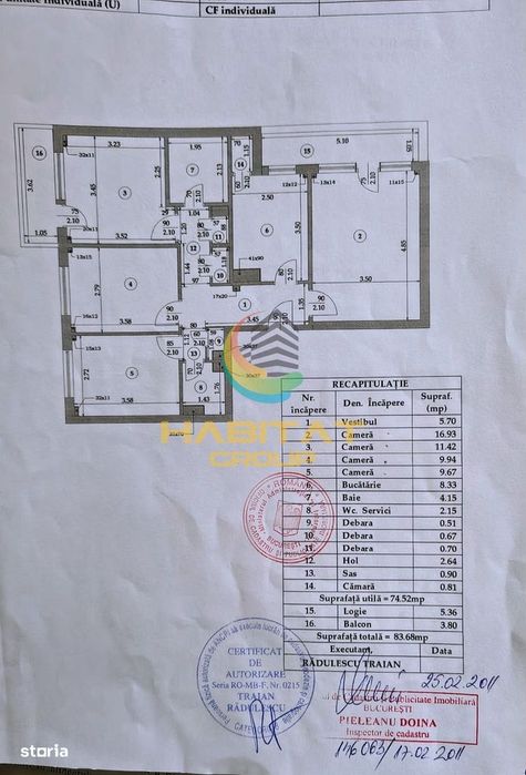 Vânzare Apartament 4 Camere 4 Minute de Metrou Aparatorii Patriei!