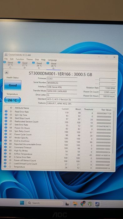 HDD PC Seagate 3TB