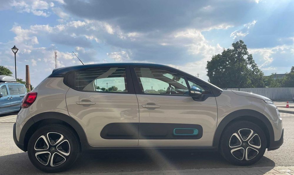 Citroen C3 - an 2022, 1.2 benzină - impecabilă. Inmatriculată.