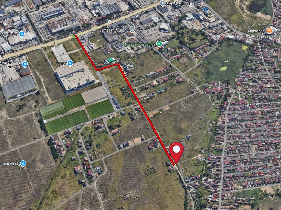 Teren 1047mp - 1129mp Promenada Mall - Jumbo | Zonă case | Intravilan