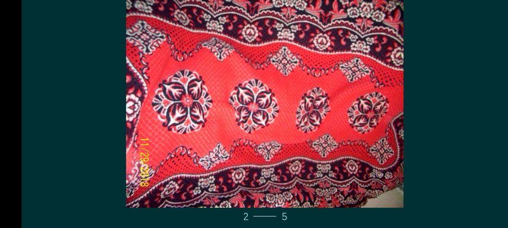 Cuvertura pat tradiționala țesută 2 fețe