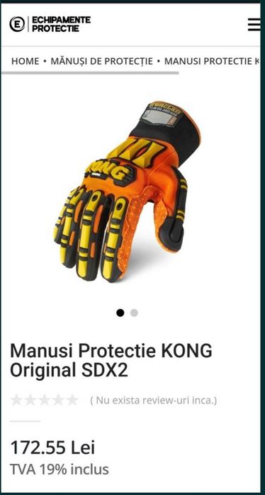 Mănuși protecție Kong