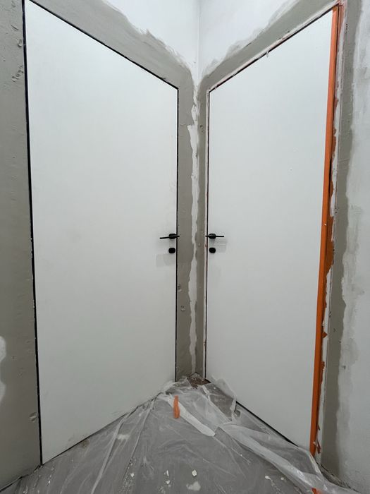 Установка скрытых дверей