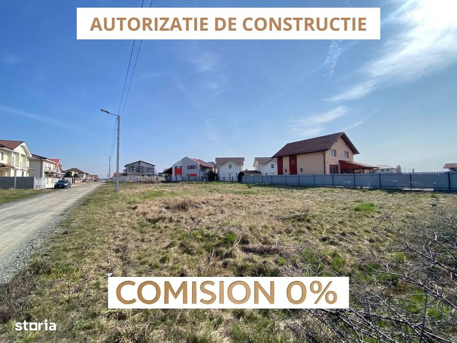 COMISION 0%, Teren 500MP, Autorizatie de Constructie, P+1E, SACALAZ