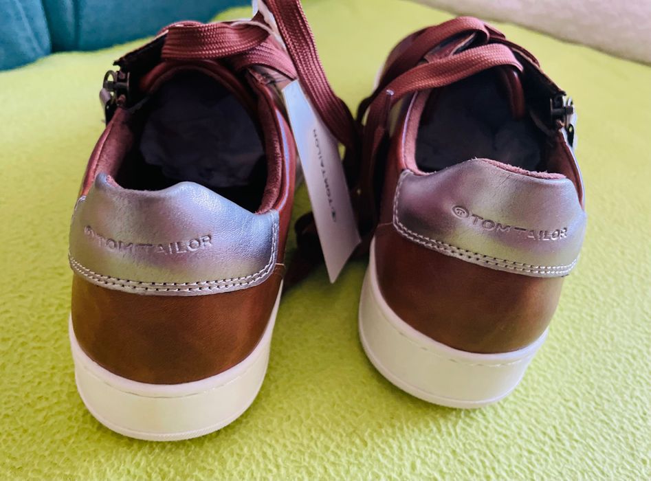 Чисто нови Tom Tailor кожени сникърси