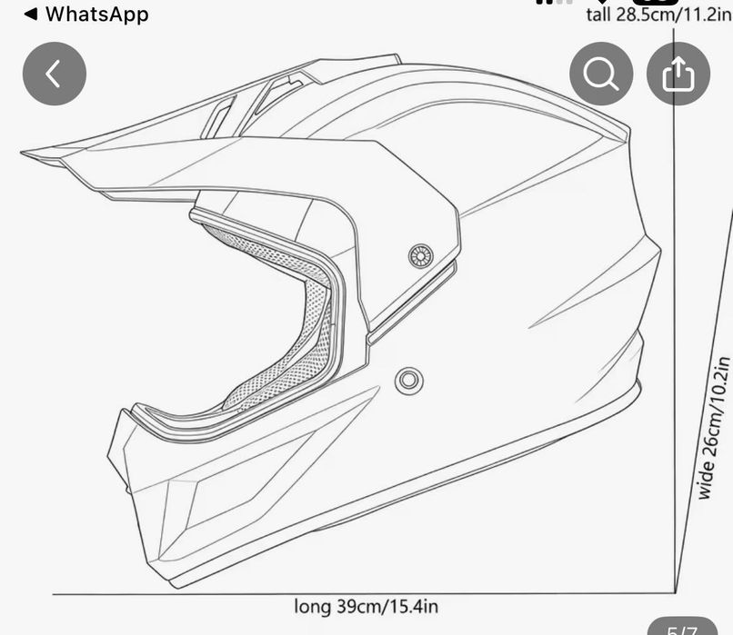 Casca de protectie moto pt adulti