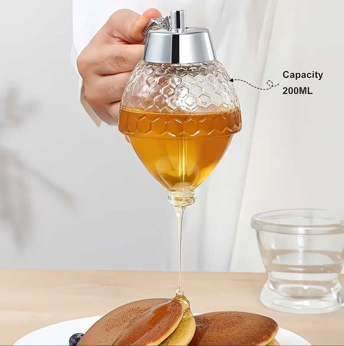 Многофункционален дозатор за мед с поставка