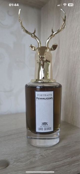 Парфюм с названием “PENNALIGON’S”:Амбра,Деревесные ноты,Бренди.Бобы .