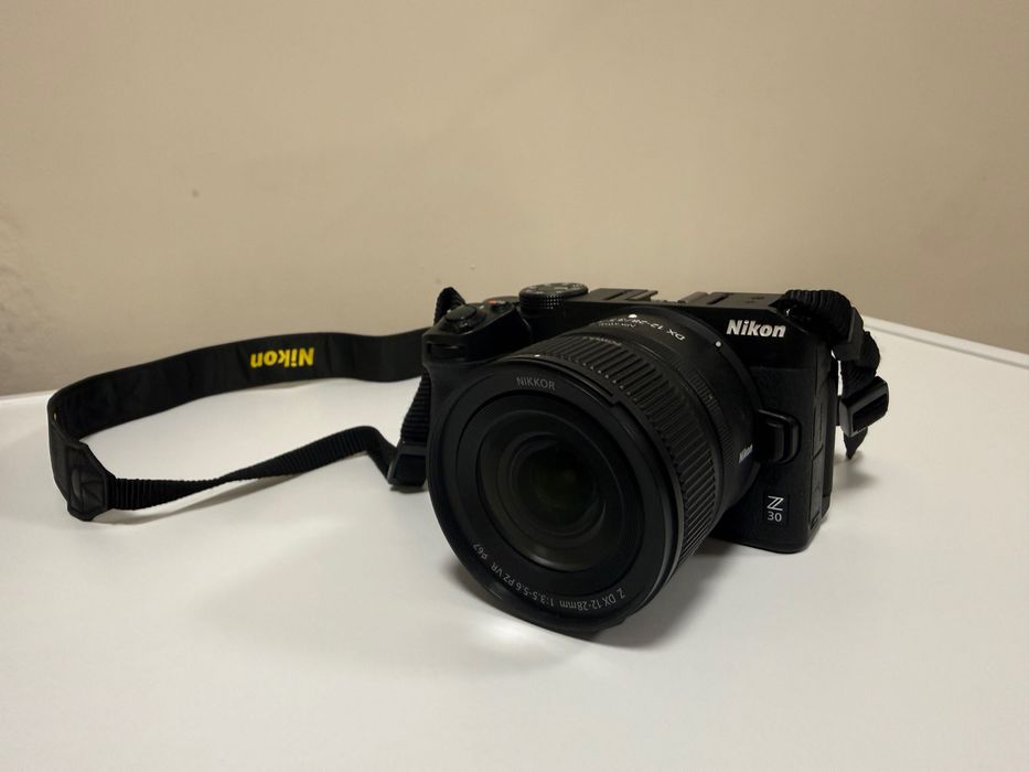 Фотоапарат Nikon Z30 + обектив NIKKOR Z 12–28mm DX – като нов!