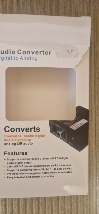 Converter audio digital/ analog