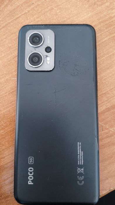 Poco x4 gt в черном цвете