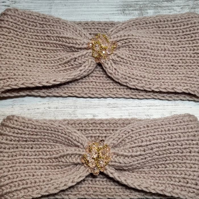 Дамска и детска плетена лента със стъклени кристали