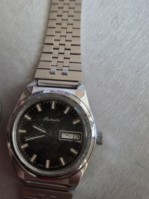 Лот стари ръчни часовници Ракета и Seiko