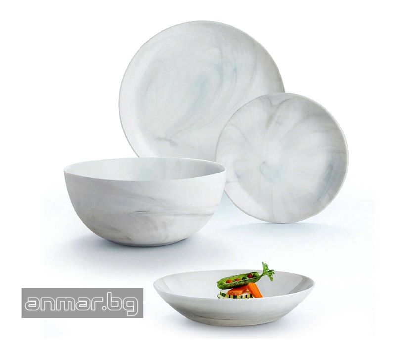 Сервиз за хранене 19 части, Luminarc Granit - Marbre