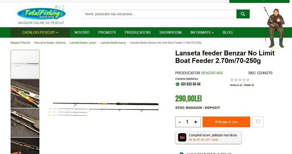 Lanseta plus mulineta